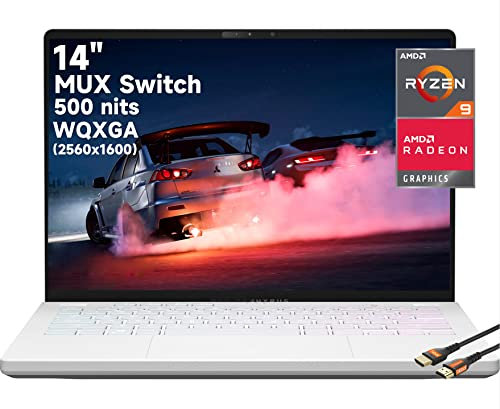 Asus - ROG Zephyrus 14 WQXGA 120Hz Gaming Laptop – AMD Ryzen 9 6900HS– AMD Radeon RX 6700S-Window 11 Home,with HDMI Cable(16GB RAM | 1TB SSD)