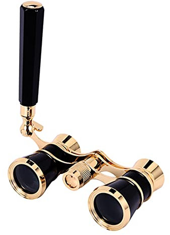 Opernfernglas, 3 x 25 mm, mit beschichtetem Objektiv, Teleskop, Opernbrille, beschichtetes Theaterglas, Damengriff, für Damen und Mädchen, Geschenke