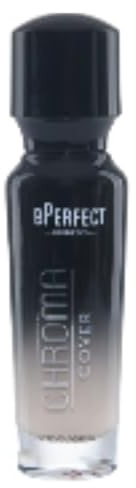 BPerfect Chroma Cover Mattierende Grundierung – Flüssiges Gesichts-Make-up mit Hyaluronsäure und Vitamin E – Weiches mattes Finish – 30ml – Shade 3 - W1 Fair Ivory Yellow