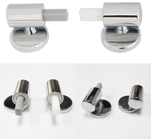 Bisagra de repuesto para asiento de inodoro, aleación de zinc, para asiento de inodoro universal, accesorios de bisagra de inodoro