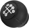 JNNJ Auto Schaltknauf Universal, Leder Schaltknauf-Adapter, Auto 5-Gang Schaltknauf, Modification Schaltknauf Manual Shifts Head Gears, Für Manuelles Auto Schaltgetriebe