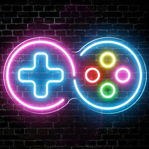 LPHIANX Neon Signs For Wall Decor, Dimmable LED Neon Signs for Gaming Room Bedroom Family Birthday Bar Wedding Party Night Light, Neon Sign Customizable