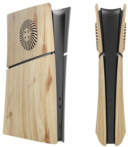 Szaerfa Plaques frontales avec évents de Refroidissement pour PS5 Slim,Plaques de Protection latérales de Console pour Sony PlayStation 5 Slim,Accessoires de Protection de Console (Édition numérique)