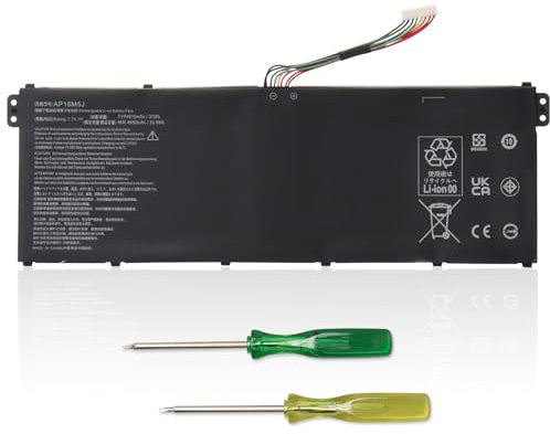 AP16M5J Laptop Battery for Acer Aspire 1 A114-31 Series Aspire 3 A314-31 A315-21 A315-21G A315-22 A315-31 A315-32 A315-33 A315-51 Series Aspire 5 A515-51 Series Aspire ES1-523 Series ES1-523-24CW