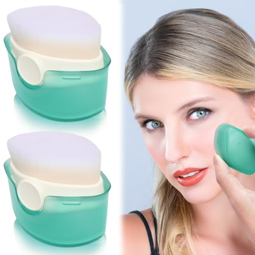 YuCool Sonnenschutz-Applikator, 2 Stück, Sunblock Buddy Pinsel-Set, Pinselapplikator für eine makellose, streifenfreie Anwendung, reisefreundlich für Sonnencreme, Sonnencreme und Lotionen