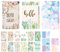Dzmuero Trennblätter, 3 Sätze Trennblätter a5, Register a5, Binder-Trennblätter, Registerblätter, Scrapbook-Klassifizierungskarten, Klarer Druck, glatte Oberfläche, für 6-Loch-Loseblatt (140 x 210mm)