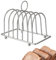 Toastständer, Toastständer 6 Scheiben Edelstahl, Toastbrot Halter, Toasthalter, Frühstücksbrotständer, Halterung für den Tisch, Toast Regal Toastbrot Halter Organizer für Frühstück, Toast, Küche