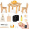 Miniatur Wichtel Zubehör, 19 Stück Wichtel Zubehör Mini Puppenhaus Zubehör, Miniatur Wichtel Zubehör Backen Set für Wichteltür Weihnachten Deko, Weihnachten Wichtel Küche Backset (19 Stück)