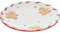 Carousel Home Round Ceramic Gingerbread Serving Dish | Festive Christmas Tableware Xmas Snack Plate - 16cm