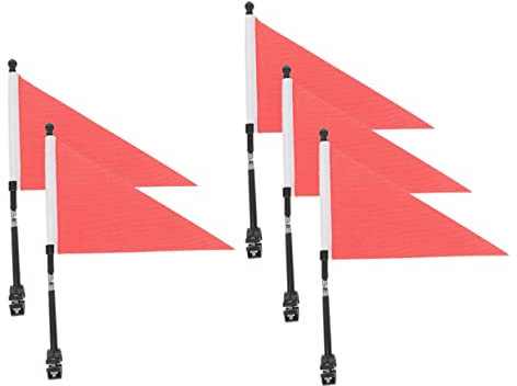 Milisten 5sätze Fahrradflagge Für Junge Mädchen Teiliges Für Sicheres Radfahren Einfache Montage Am Lenker Robust Und Wetterfest Leicht Und Tragbar Für Kleine Abenteurer