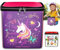 Lenkertasche Kinder - Einhorn Motiv - Fahrradtasche Lenker, Fahrradkorb Kinder Vorne, Korb Laufrad, Fahrradkorb Kinderfahrrad - wasserabweisend, universell passend