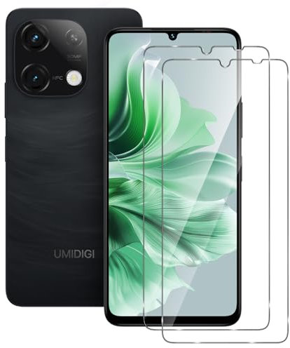 UMIDIGI 2 Pezzi,Vetro Temperato per G9 Smartphone,per G9C,G9T,G9 5G,G9A,per Smartphone da 6,75,Anti Graffio,Anti-Impronte,Senza Bolle,Durezza 9H,0,33mm Ultra Trasparente,Ultra Resistente