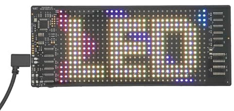 LED-Anzeigetafel,Programmierbares Led Namensschild,Dicke (2 mm),512Pcs High-Brightness-LED-Perlen,Kann mit Mobiltelefon Verbunden Werden