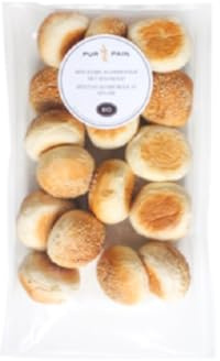 Mini Pain Hamburger BIO au Sésame Biofournil 16 x 30g/Sac - Offres de 1, 2, 3 et 4 Sacs - Livraison Gratuite France (1 sac)