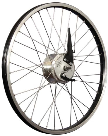 Laufrad 24 Zoll Vorderrad Hohlkammerfelge Sturmey Archer Trommelbremse Dynamo XL-FDD schwarz