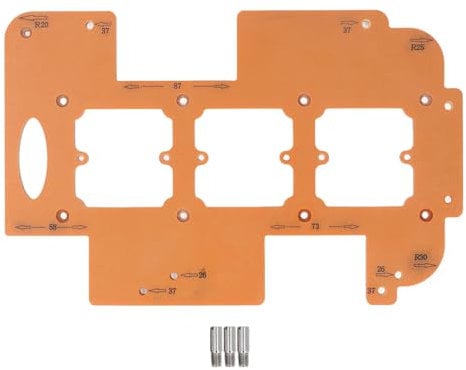 Switch Socket Opening Template Radius Router Corner Jig Versatile Design for Woodworking Engineering Plastic