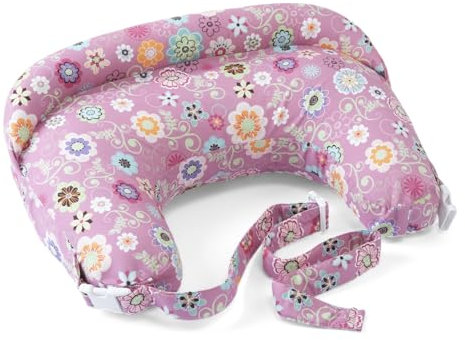 Boppy Deluxe Stillkissen, Brust und Flasche Fütterung Unterstützung, ergonomische Form mit Mutter und Baby zu unterstützen, volle Polsterung, abnehmbar und waschmaschinenfest, 0M +