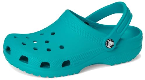 Crocs Unisexe Enfant Classic Clog K Sabots, Turbo Teal, 38/39 EU