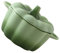 Cabilock 1 Pc Copa de calabaza degradada raspador de tazón del día de acción de gracias ramequines barra fruteros fruit bowl cuenco para servir frutas Frutero creativo cerámica Green