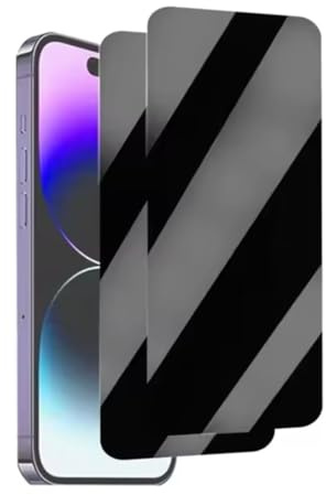 KK KENIK 2Pcs Privacy Screen Protector for iPhone 11 / XR, Anti-Spy Tempered Glass, Case-Friendly,Screen Protectors For iphone 11 / XR,2 Pack