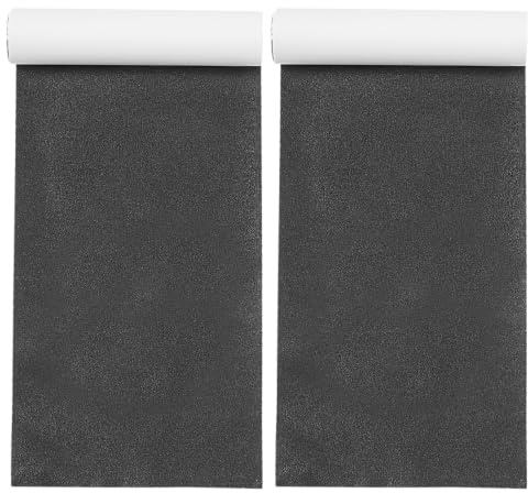 Housoutil 2 Stück Skateboard Schleifpapierband aus Pvc mit Hoher Traktion Rutschfestes Griffband für Kick Scooter und Skateboard Schwarz