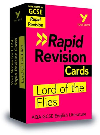 York Notes for AQA GCSE (9-1) Rapid Revision: Lord of The Flies - Refresh, Revise and Catch up!: Revision Cards