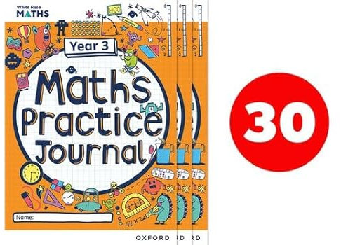 White Rose Maths Practice Journals Year 3 Workbooks: Pack of 30