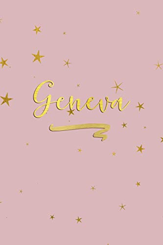 Geneva: Personalized Journal to Write In | Rose Gold Line Journal