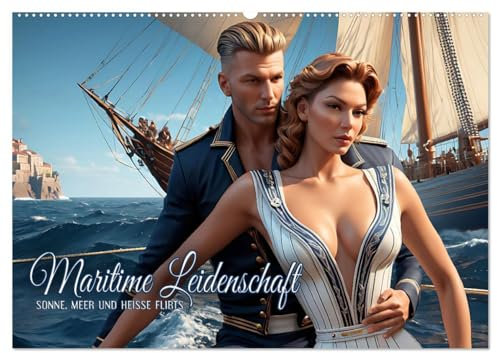 Maritime Leidenschaft - Sonne, Meer und heiße Flirts (Wandkalender 2025 DIN A2 quer), CALVENDO Monatskalender: Stimmungsvolle Bilder eines heißen ... und romantischer Abenteuer (CALVENDO Erotik)