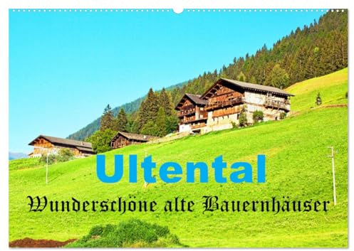 Ultental Wunderschöne alte Bauernhäuser (Wandkalender 2026 DIN A2 quer), CALVENDO Monatskalender: Wunderschöne alte Bauernhäuser im Südtiroler Ultental bei Meran (CALVENDO Orte)