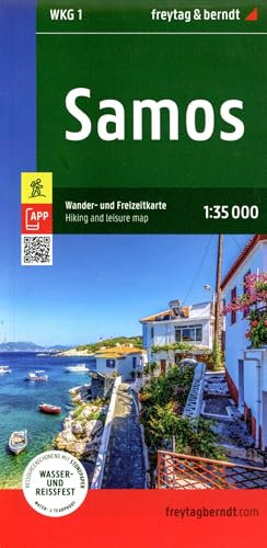 Samos, Wander- und Freizeitkarte 1:35.000, freytag & berndt: Mit APP, wasserfest und reißfest (freytag & berndt Wander-Rad-Freizeitkarten)