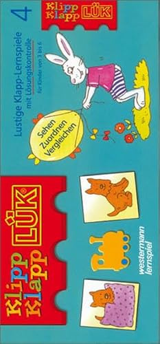 KlippKlappLÜK: Sehen, Zuordnen, Vergleichen: Ich sehe was, was du nicht siehst -was ist am größten / kleinsten - wo ist der Fehler im Bild.