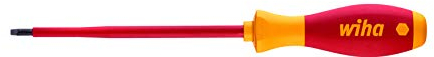 Wiha Schraubendreher SoftFinish® electric Vierkant (32397) #2 x 150 mm VDE geprüft, stückgeprüft, ergonomischer Griff für kraftvolles Drehen, Allrounder für Elektriker