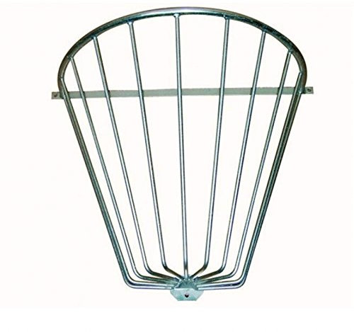 Heuraufe halbrund feuerverzinkt 73 x 62 x 42 cm