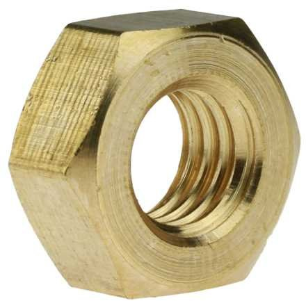 Reidl Sechskantmuttern M 3,5 DIN 934 Messing blank 100 Stück