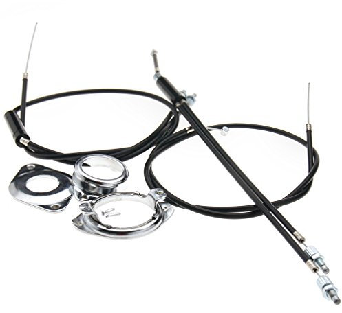 SING F LTD Komplettes Set BMX Gyro Bremszüge vorne hinten (oben + unten) mit Spinner-Rotor