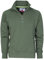 CHEMAGLIETTE! Felpa Da Lavoro Maglia Felpata Cotone Con Mezza Zip In Tinta Payper Miami +, Colore: Verde, Taglia: XL