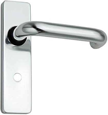 Round Bar Lever Lock Bathroom 150x40mm Pair