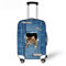 chaqlin Housse de protection pour valise de voyage Motif Tour Eiffel Convient aux bagages de 50,8 à 76,2 cm Convient aux bagages de 45,7 à 71,1 cm, chat, L(26-28 cover), Valise