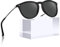 CARFIA Vintage Polarisierte Sonnenbrille für Damen Herren UV400 Schutz Ultraleicht Rahmen