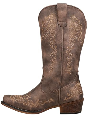 ROPER Riley Pergamena, Stivali Western Donna, Marrone, 40.5 EU