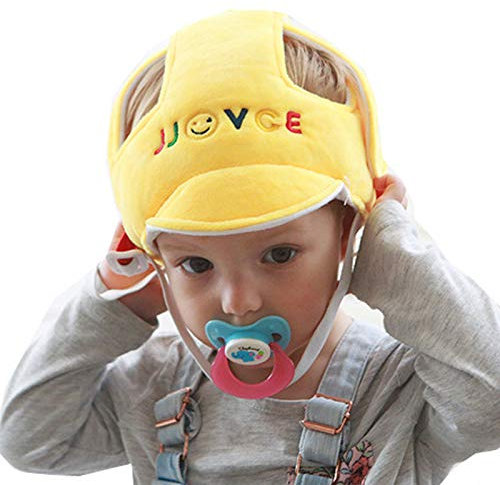 Eyand Baby Schutzhelm - Verstellbarer Schutzhelm für Kleinkinder, Schutzhut für weiche Säuglinge, Kopfschutzhut zum Krabbeln beim Gehen (gelb)