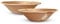 FOOGO Green 50pcs Disposable Palm Leaf Bowls 5 (12cm) Round 180ml (6oz), for Dips, Sauce & Dessert, Eco Friendly Biodegradable Like Wooden and Paper Bowls