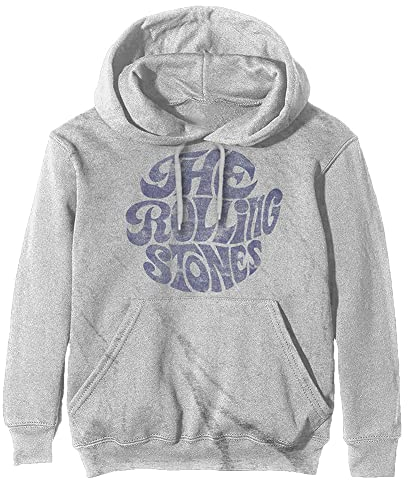 The Rolling Stones Sweat-Shirt À Capuche Vintage 70S Logo Officiel Off Blanc Size M