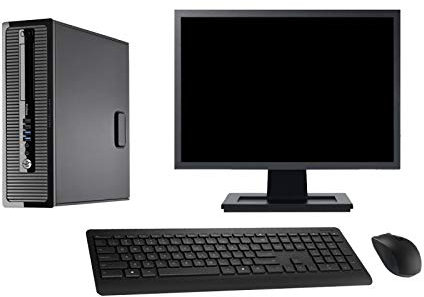 PC HP 400 G1 SFF Ecran 19 Intel G3220 RAM 4Go Disque 500Go Windows 10 WiFi (Reconditionné)