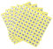 Zahlen Aufkleber,50 Blatt 1-100 Klein Runde Selbstklebend Sticker Anzahl Tischnummern Etiketten Inventar Lagerung Organisation Aufkleber,Durchmesser 1 cm