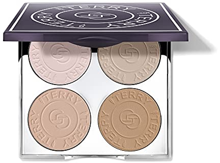 By Terry Hyaluronische Hydra-Powder Palette | 4-Farbtöne Konturpalette | Für makellosen Teint | Vegan | Fair bis Medium