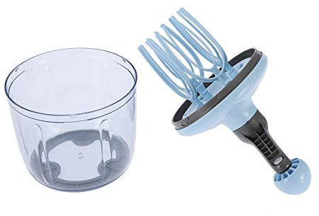 KUIKUI Fouet manuel à crème pour œufs, batteur à œufs, machine à mousse, mixeur à main, convient pour la maison, le café, les desserts, gâteaux, biscuits, mayonnaise, fabrication de pain, 1100ml