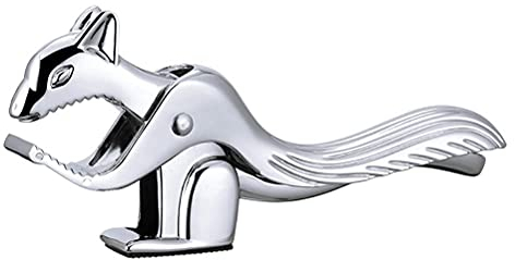 HUSHUI schiaccianoci, schiaccianoci, Strumento schiaccianoci a Forma di Scoiattolo in Lega di Zinco Pinza per Noci Resistente all'Usura schiaccianoci apriscatole sgusciatore