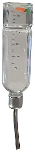 animallparadise - Biberon à Eau en Verre contenance 355 ML. pour rongeurs.